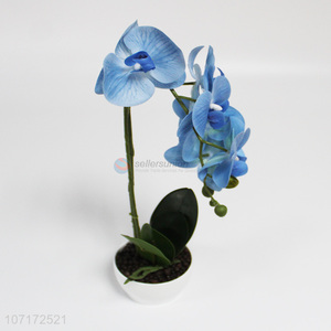 Hot Selling Artificial Phalaenopsis Simulation Potted Plant