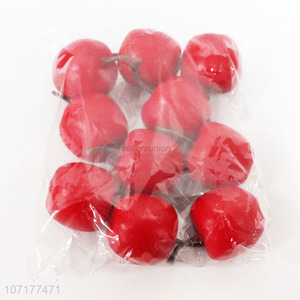 Factory sell 10pcs decorative fruit arrangement crafts artificial fake apple