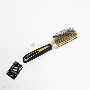 Good quality gold luxury household massage comb hair brush