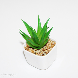 Good market office & home decoration mini artificial succulent plant bonsai