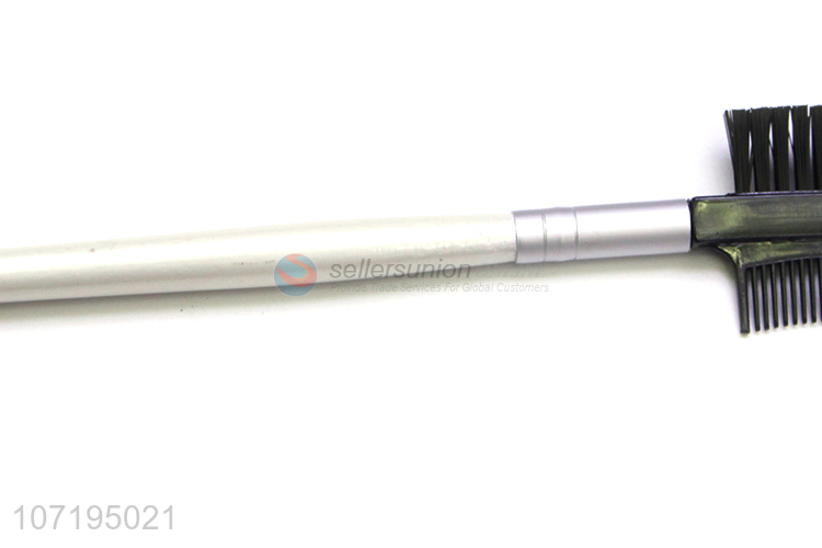 Factory direct sale beauty cosmetic brush double sided eyebrow comb and eyebrow brush