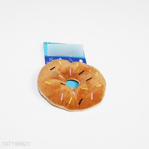 New Design Plush Donut Pet Toy With Sound