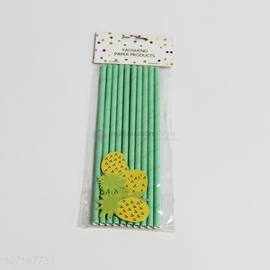 New Style 10 Pieces Paper Disposable Straw