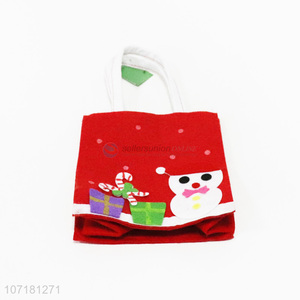 Hot selling Christmas decoration candy bag felt christmas gift bag