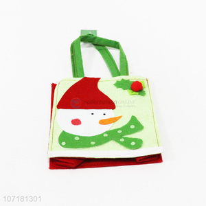 Portable felt christmas small gift bags cheap felt christmas candy bags