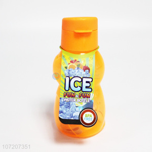Good qualityportable bpa free plastic ice water bottle space bottle