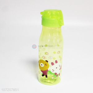 Wholesale cartoon animal bpa free plastic water bottle for kids