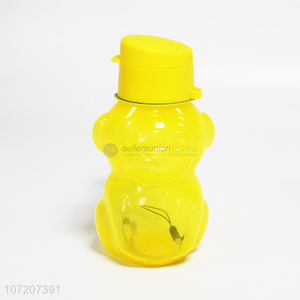 OEM bear shape food grade plastic water bottle for adults and kids