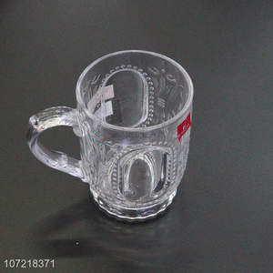 Hot Selling Transparent Handle Glass Cup Drinking Mugs Cup