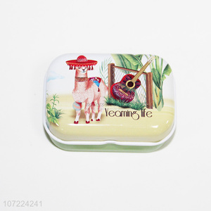 High quality tinplate box cartoon candy tin box