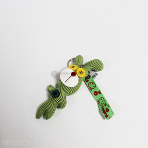 Promotional lovely stuffed rabbit key chain animal keyring toy