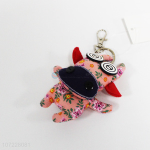 New arrival stuffed ox key chain animal keyring toy