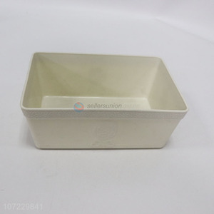 Good sale European style rectangular flower plastic storage box