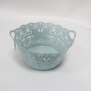 Attractive design European style pierced pp storage basket