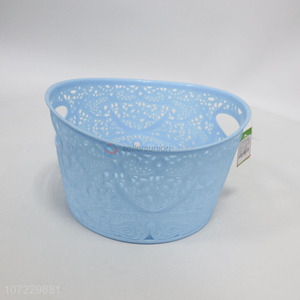 Good quality fashion hollowed-out multi-purpose plastic storage basket