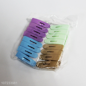 New arrival household laundry 16pcs plastic clothespins for promotions