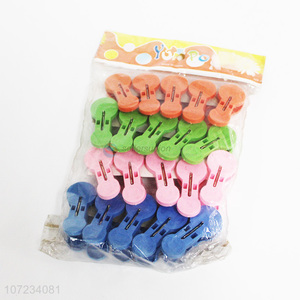 Custom fashion 20 pieces plastic clothes pegs laundry accessories