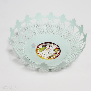 Good quality mint green living room plastic fruit basket