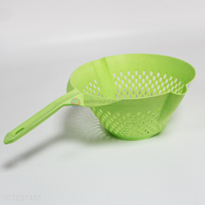 Wholesale Unique Design Colorful Plastic Drain Basket with Handle