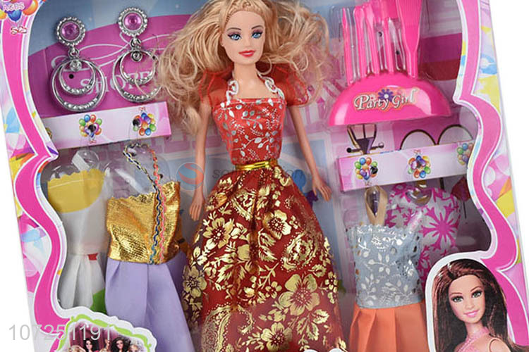 Good Quality Beauty Girl Dress Up Diy Toy Set