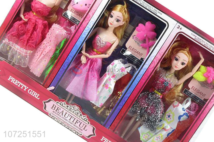 Wholesale Pretty Girl Dress Up Set Doll Toy