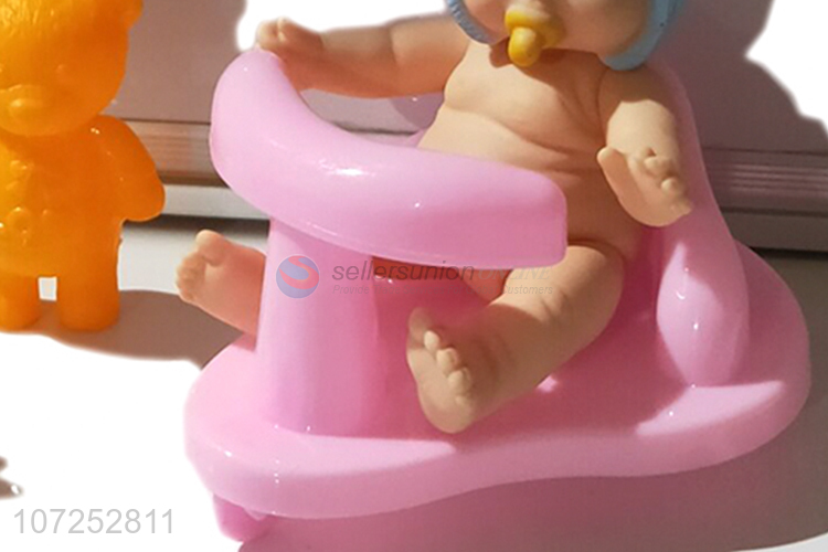 New Product Vinyl Sleeping Baby Doll With Baby Carriage Toy Set