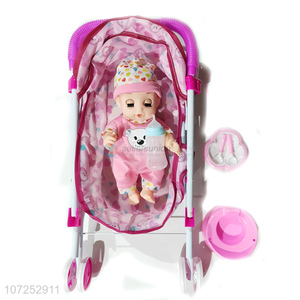 Wholesale 12 Inch Dolls Toys With Stroller Baby Dolls Baby Doll Walkers