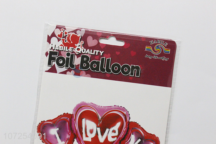 Popular products decorative heart helium balloon foil balloons party supplies