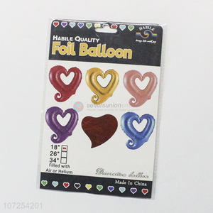 Factory direct sale hollow heart foil balloon for birthday party decoration