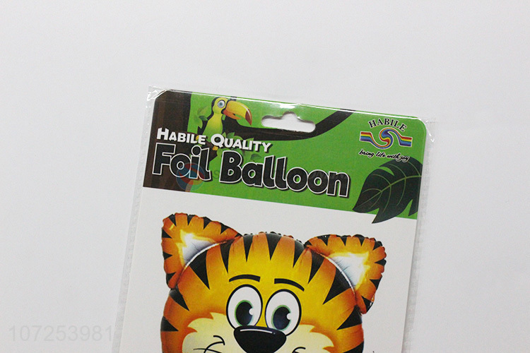 Premium products decorative tiger helium balloon animal foil balloons