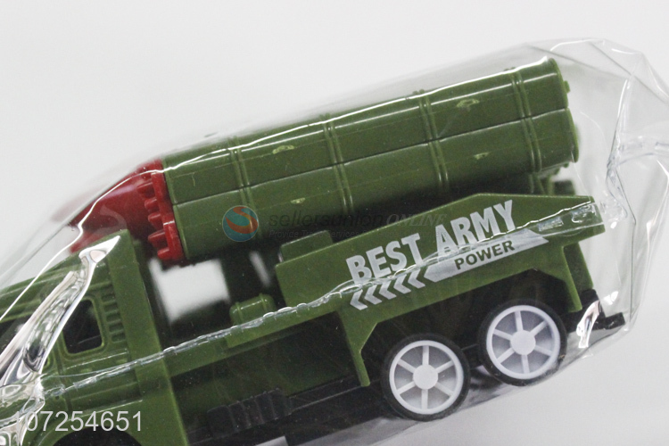 Unique Design Missile Transporter Vehicle Plastic Toy