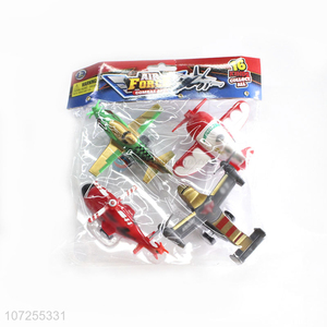 Good Quality Pull Back Model Airplane Plastic Toy