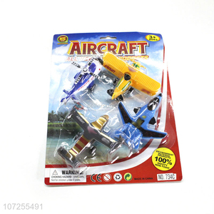 Best Price Plastic Pull Back Vehicle Model Aircraft Toy