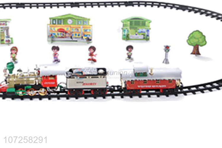 Wholesale custom plastic railway set toy battery operated toy train