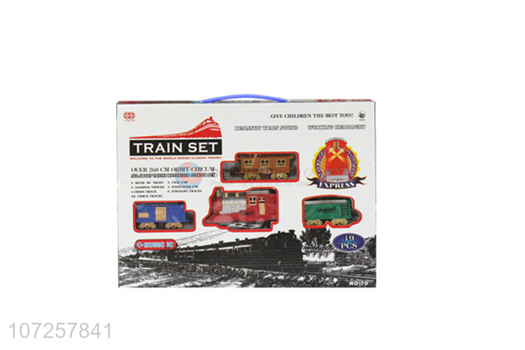 Top supplier children electric battery operated rail train track toys