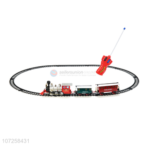 Suitable price track train toy slot toy plastic rail train set