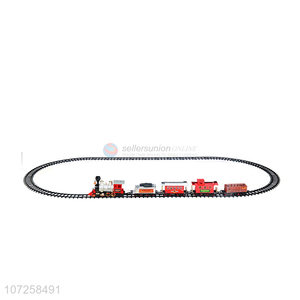 Superior quality kids toys battery operated train set with track