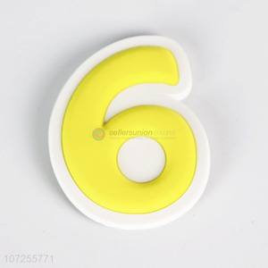 New product pvc number Fridge magnet for home decoration