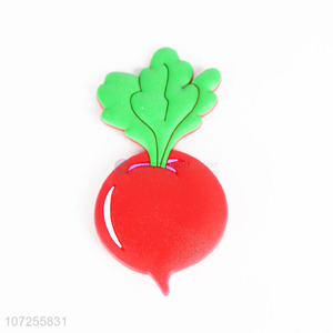 Promotional vegetables shaped pvc fridge magnets refrigerator decoration