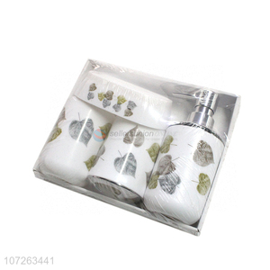 New Product 4Pcs Bathroom Supplies Plastic Packaging Bottle Set