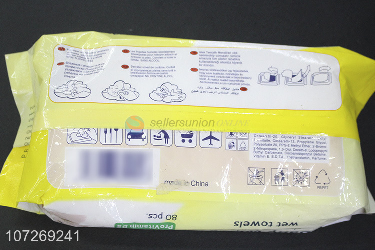 Suitable Price 80Pcs Pure Soft Wipes Cleaning Use Baby Wipes