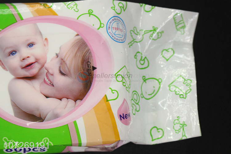 Direct Price 80Pcs Baby Wipes Best Pure Soft Cleaning Wipes