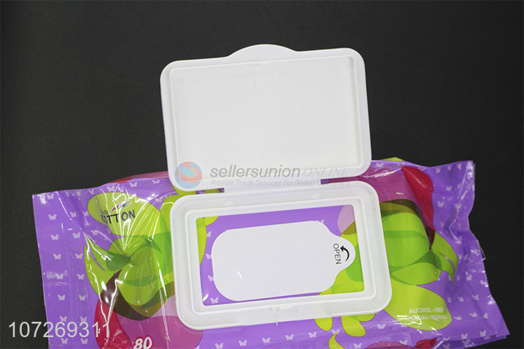 Hot Selling Pure Soft Cleaning Wipes 80Pcs Baby Wipes