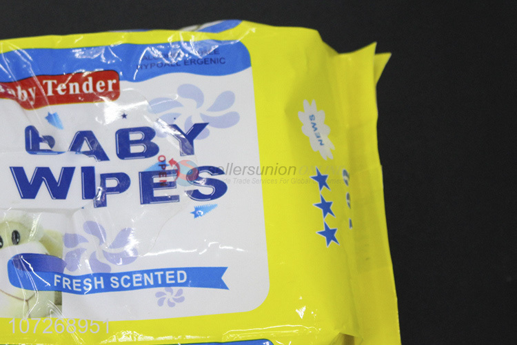 Factory Sales Pure Soft Cleaning Wipes 80Pcs Wipes Baby Wipes