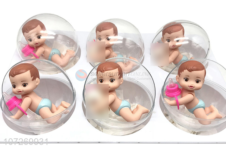 Popular products eco-friendly vinyl reborn baby doll set with bottles and cartoon rabbits in eggs