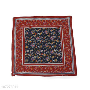 Latest design fashion cotton bandana custom print square bandana