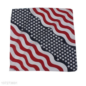 China factory multi-use cotton square scarf customized square bandana