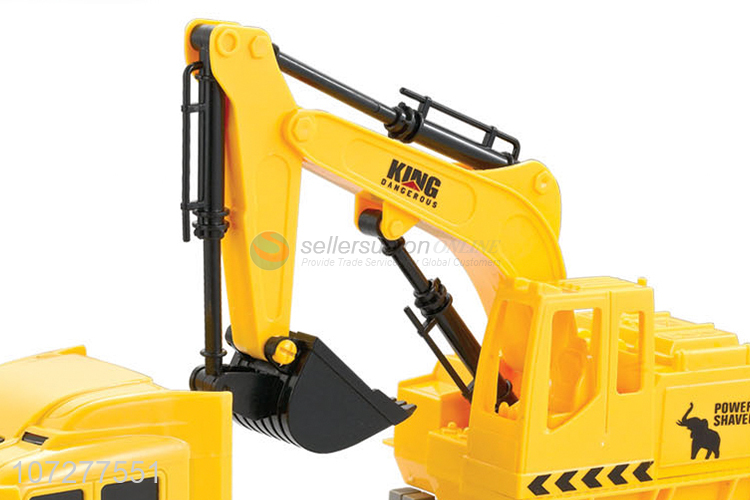 Factory Sell Kids Excavator Engineering Vehicles Inertial Car Toys