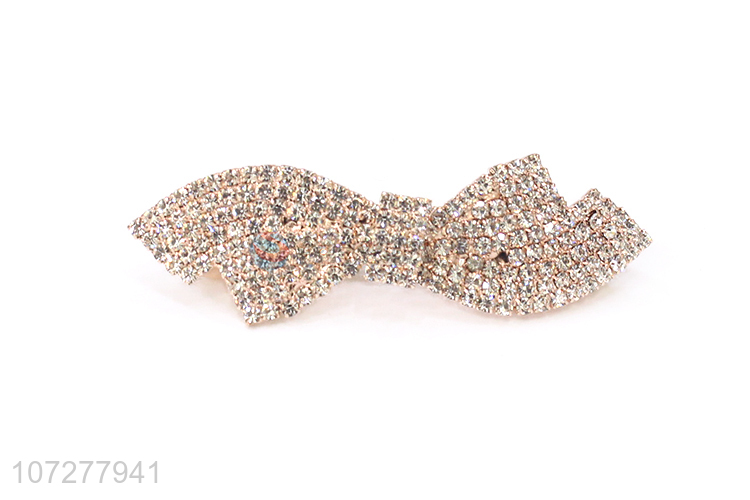Fashion Style Rhinestone Hairpin Alloy Hair Clip