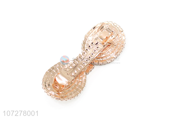 Fashion Rhinestone Hair Clip Ladies Spring Clip